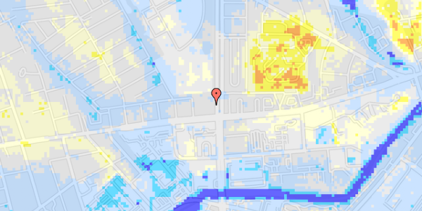 Ekstrem regn på Vestre Ringgade 45, 2. th