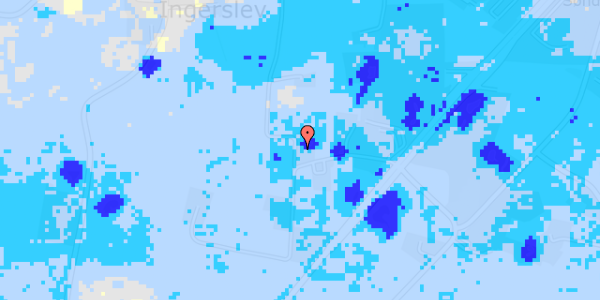 Ekstrem regn på Vestre Tingskovvej 20