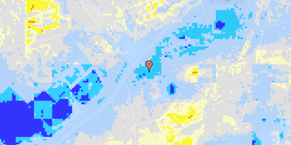 Ekstrem regn på Viby Torv 8, 1. tv