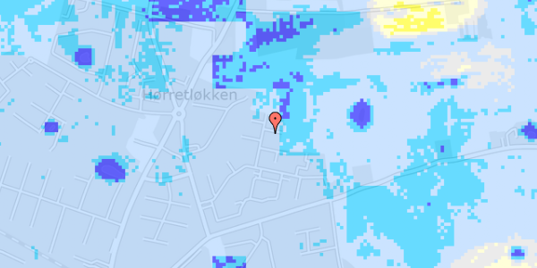 Ekstrem regn på Visbjerg Hegn 89