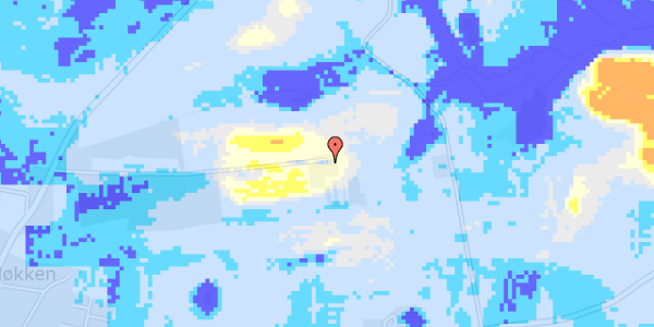 Ekstrem regn på Visbjergvej 30