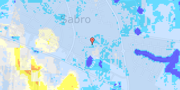 Ekstrem regn på Vistoftparken 82