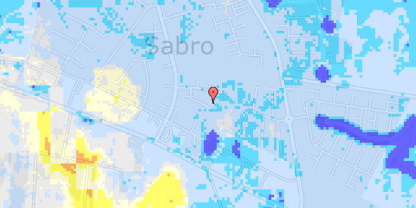 Ekstrem regn på Vistoftparken 88