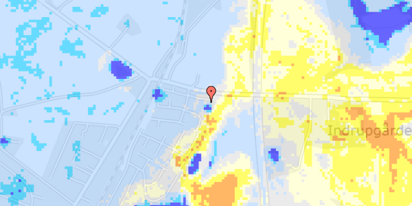 Ekstrem regn på Vosnæsparken 13