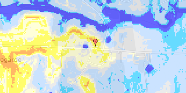 Ekstrem regn på Vosnæsvej 3