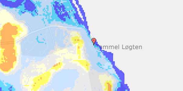 Ekstrem regn på Vosnæsvej 26