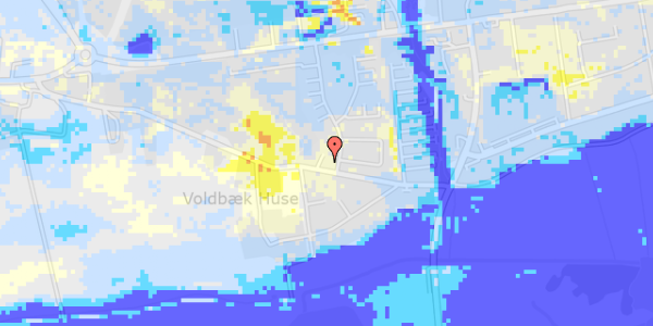 Ekstrem regn på Ørvadsvej 156