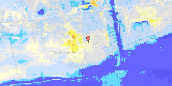 Ekstrem regn på Ørvadsvej 162