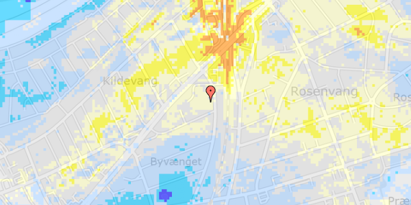 Ekstrem regn på Øster Allé 6