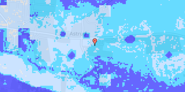 Ekstrem regn på Østergårdsvej 223