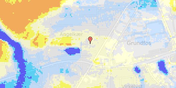 Ekstrem regn på Angelkær 11D