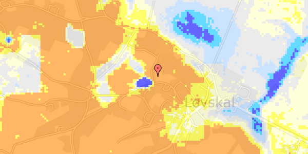 Ekstrem regn på Birkevej 16