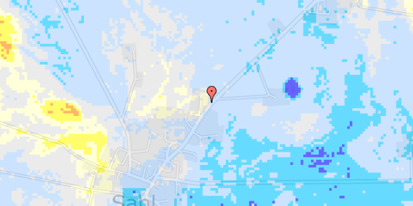 Ekstrem regn på Frisholtvej 34