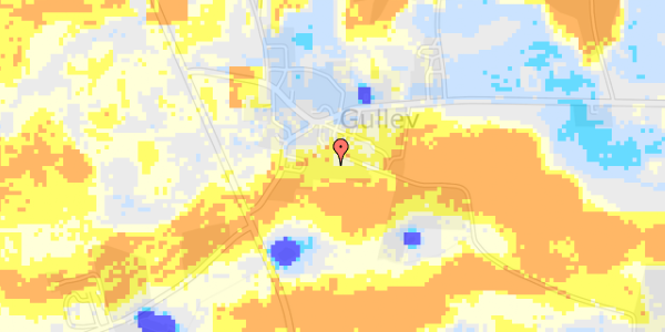 Ekstrem regn på Gullev Byvej 24