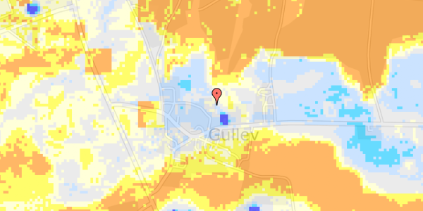 Ekstrem regn på Gullev Byvej 37