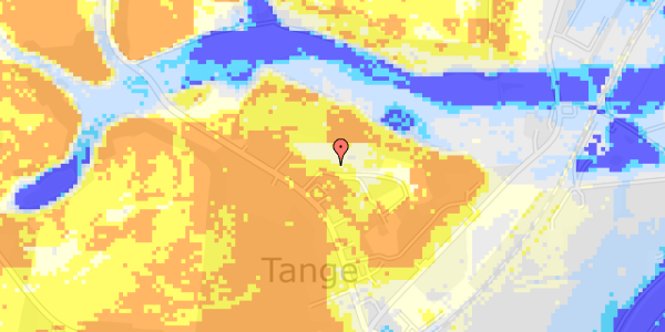 Ekstrem regn på Tange Skovvej 11