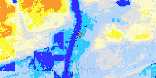 Ekstrem regn på Markedsgade 21