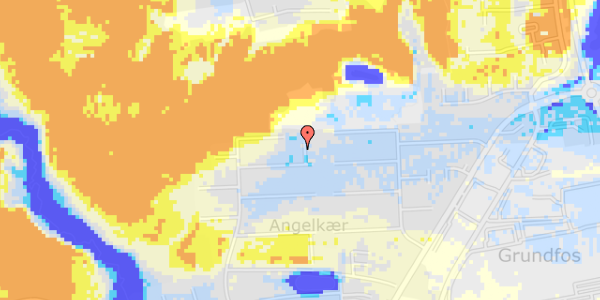 Ekstrem regn på Nøddekrattet 13