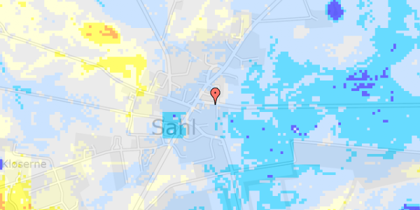 Ekstrem regn på Nøddelundvej 71