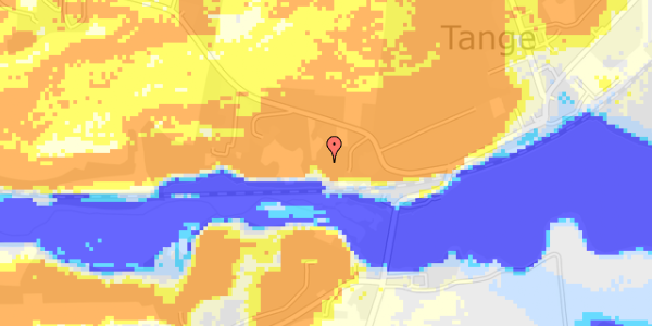 Ekstrem regn på Nørrehedevej 9