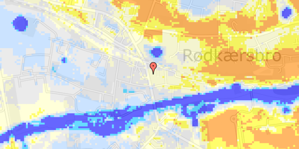 Ekstrem regn på Søndergade 21, 1. 