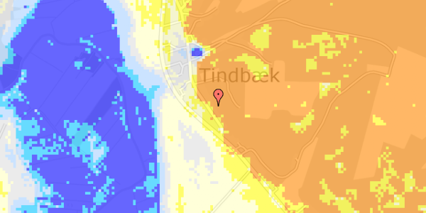 Ekstrem regn på Tindbæk Byvej 8