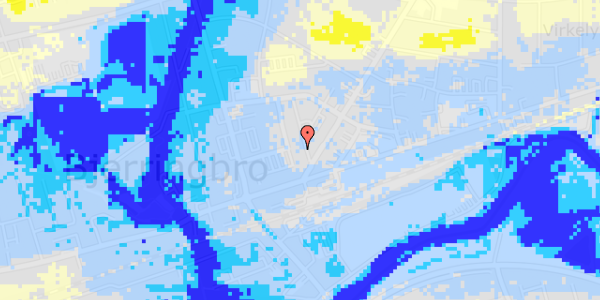 Ekstrem regn på Torvegade 5, 1. 10