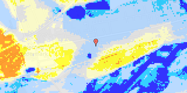 Ekstrem regn på Vestermarken 12