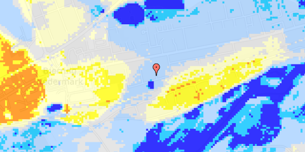 Ekstrem regn på Vestermarken 24