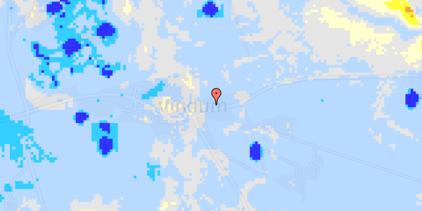 Ekstrem regn på Vindumvej 50