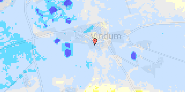 Ekstrem regn på Vindumvej 71