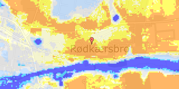 Ekstrem regn på Østerled 4A, st. th