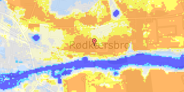 Ekstrem regn på Østerled 4D, st. th