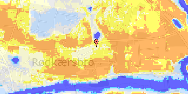 Ekstrem regn på Østerled 9