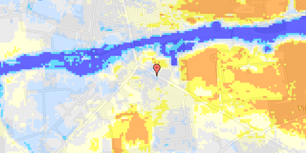 Ekstrem regn på Århusvej 8