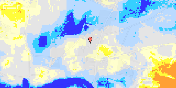 Ekstrem regn på Borgvej 2