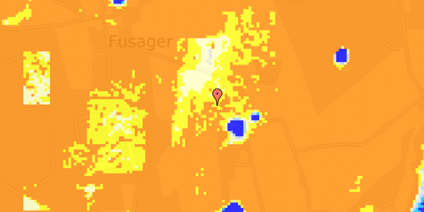 Ekstrem regn på Fusagervej 13