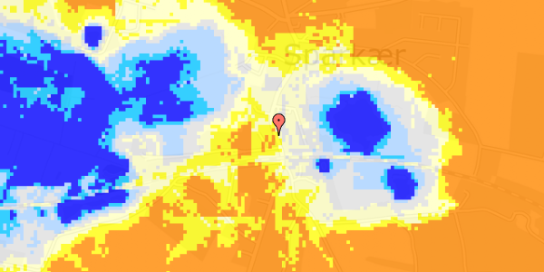 Ekstrem regn på Langgade 28