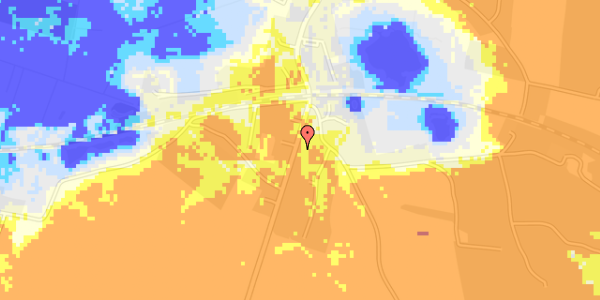 Ekstrem regn på Langgade 41