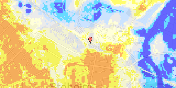 Ekstrem regn på Stationsvej 2A