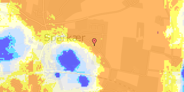 Ekstrem regn på Østervang 24