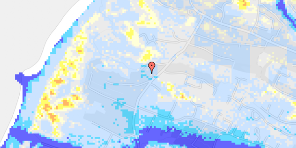 Ekstrem regn på Bavnbak 30