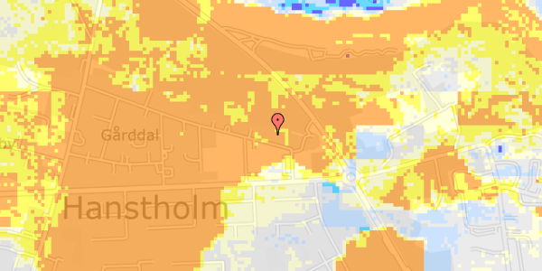 Ekstrem regn på Bødkervej 16