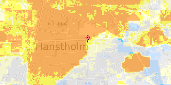 Ekstrem regn på Fresiavænget 8