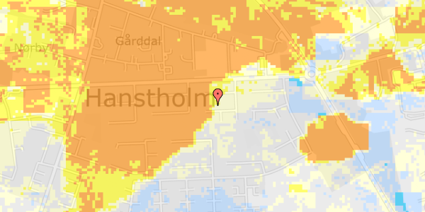 Ekstrem regn på Fresiavænget 28