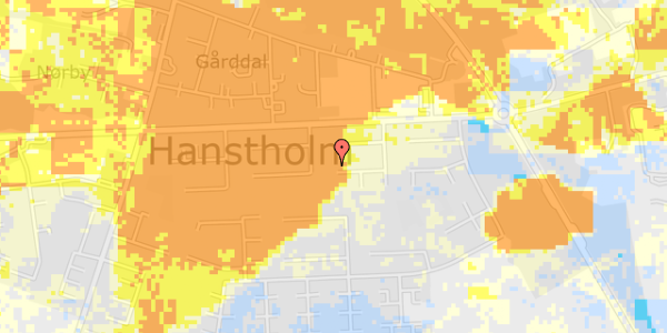 Ekstrem regn på Fresiavænget 30