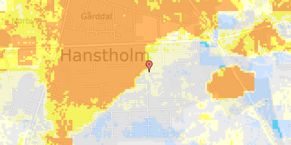 Ekstrem regn på Fresiavænget 36