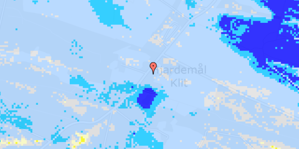 Ekstrem regn på Klitvejen 62