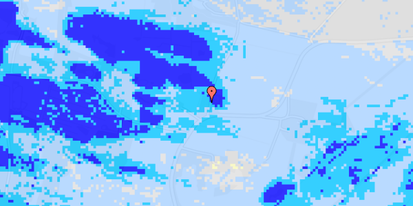 Ekstrem regn på Klitvejen 135