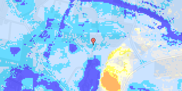 Ekstrem regn på Senåvej 15